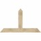 Ekena Millwork Portland Rough Sawn Timber Gable Bracket, Douglas Fir, 60"W x 35"H x 4"D x 6"F, 14/12 Pitch GBW060X35X0406POR00RDF - alternate 1